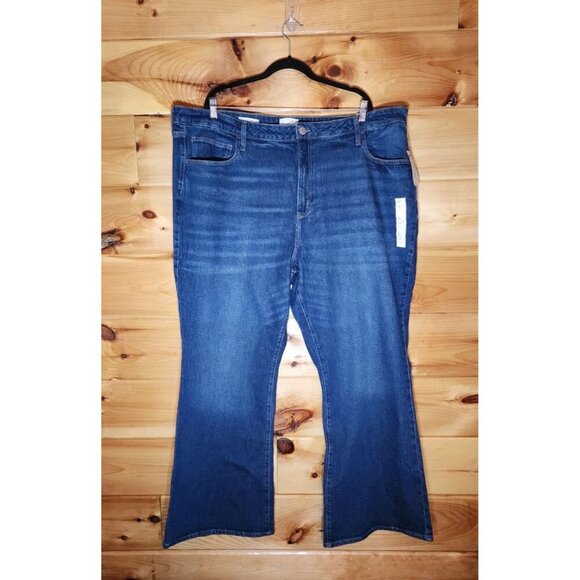 Universal Thread High Rise Flare Jeans Womens Plus Size 26R Blue Comfort Stretch - Picture 5 of 6